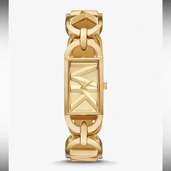 Michael Kors MK Empire Watch – MK7406 – Gold-Tone Stainless Steel- NWT - Picture 1 of 10